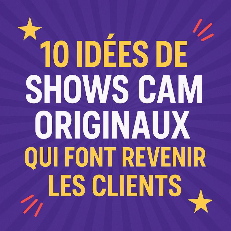 10 Idées de Shows Camgirl Originaux