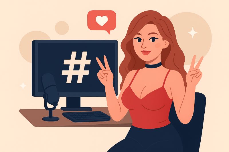 Outil Hashtagify pour camgirls France 2025